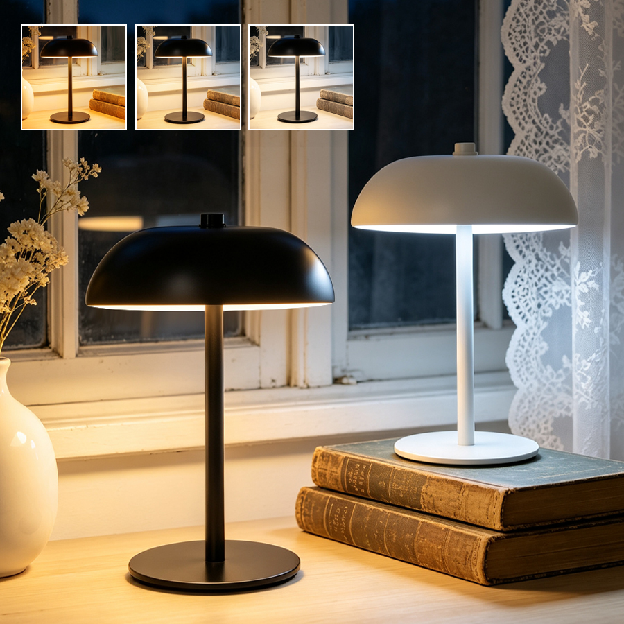 Mushroom Table Lamp - Bezprzewodowa lampka biurkowa w kształcie grzybka,