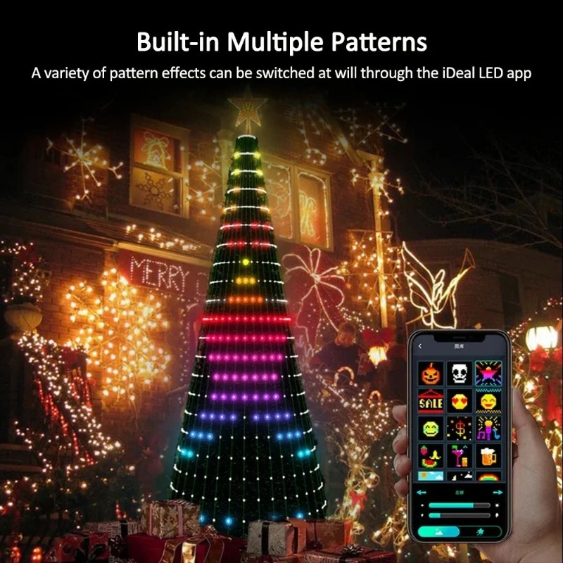 Lighting Tree Decor - Świąteczne lampki choinkowe w kształcie gwiazdy
