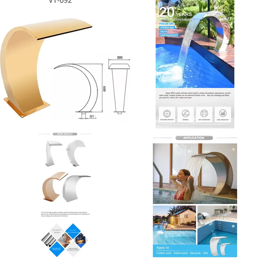 Home Decor Lighting Manufacturer - Wodospady LED do basenu Pikes Manufacturer,