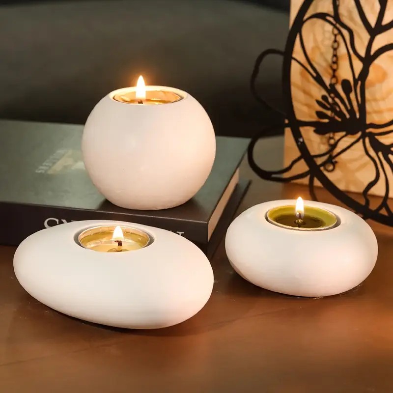 Candle Holder Set - Forma silikonowa do żywicy na świeczniki