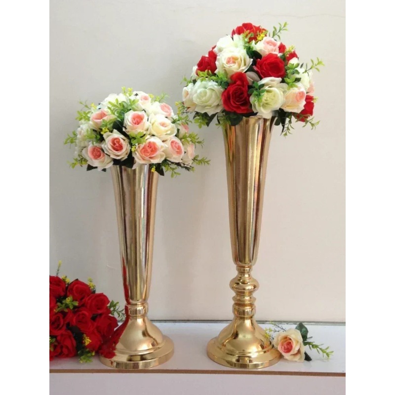 Home Decor Lighting Manufacturer - Elektroplaterowany, luksusowy metalowy wazon do dekoracji