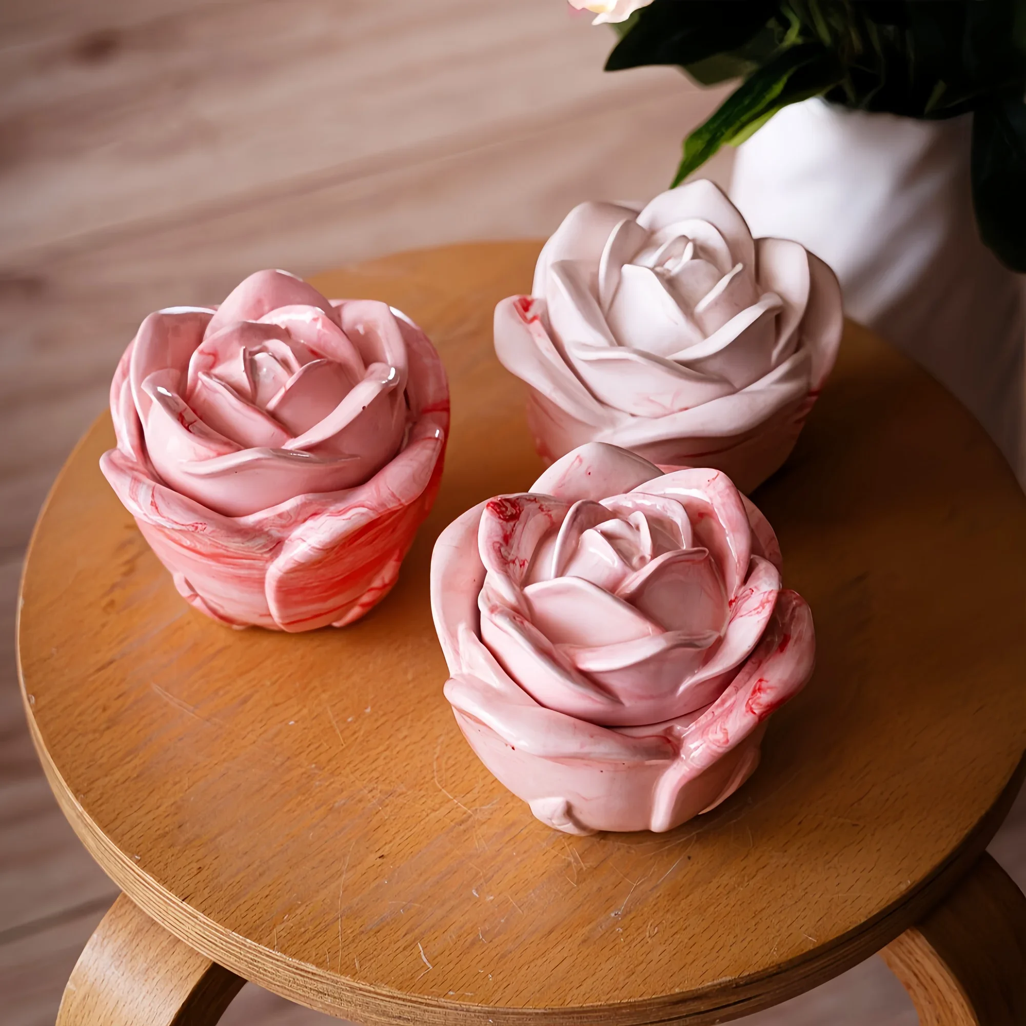 Candle Holder Set - 2-częściowy zestaw silikonowych form w kształcie