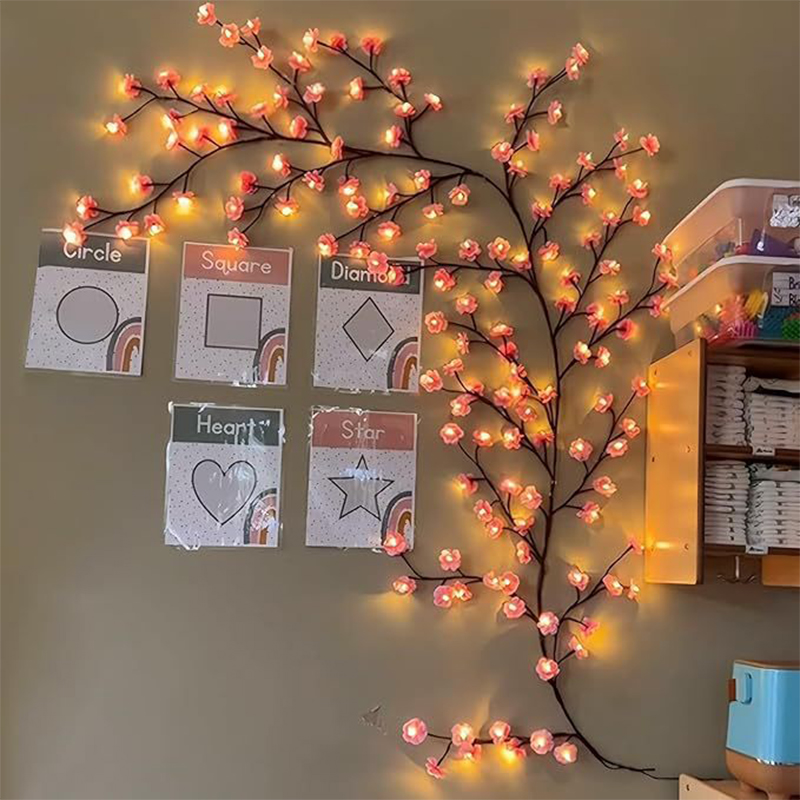 Lighting Tree Decor - Zdalnie sterowany LED-owy świetlik ścienny w