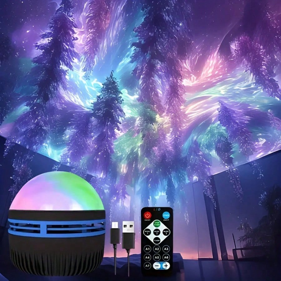 Decor Lighting Pack - 1 zestaw: projektor nocny, magiczna kula