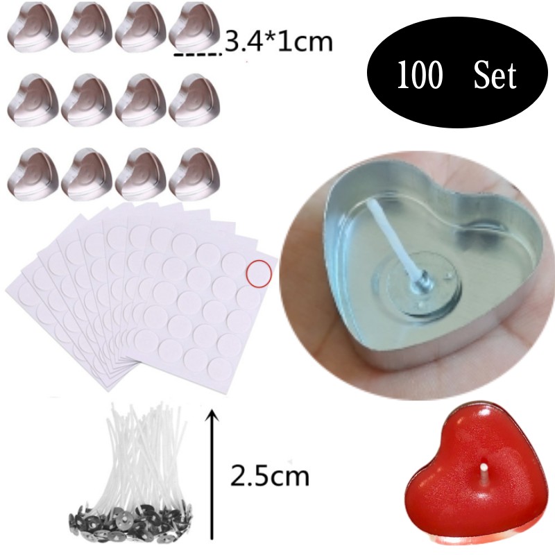 100 zestawów w kształcie serca – Candle Holder Set recenzja i cena