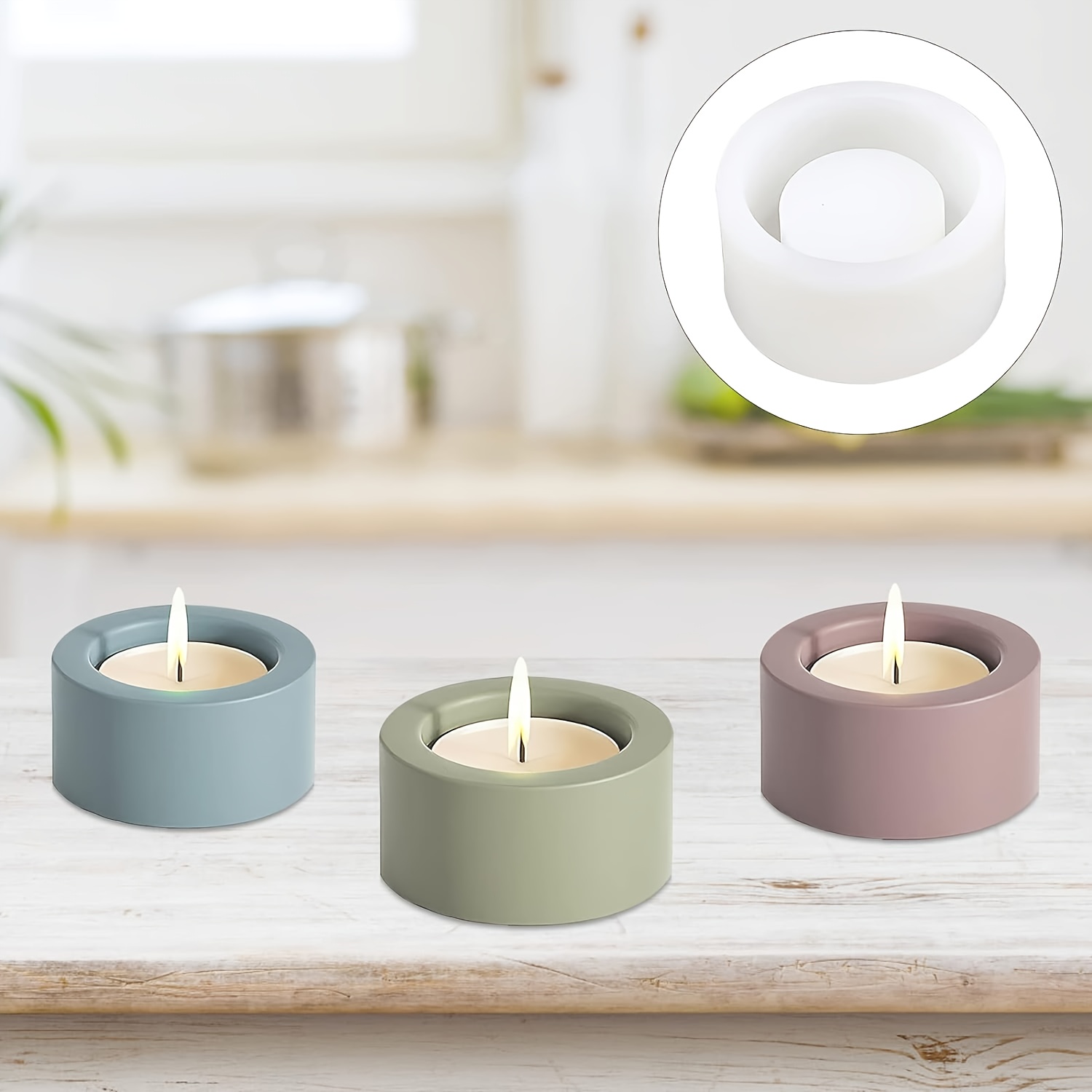 2 zestawy form silikonowych z  – Candle Holder Set recenzja i cena