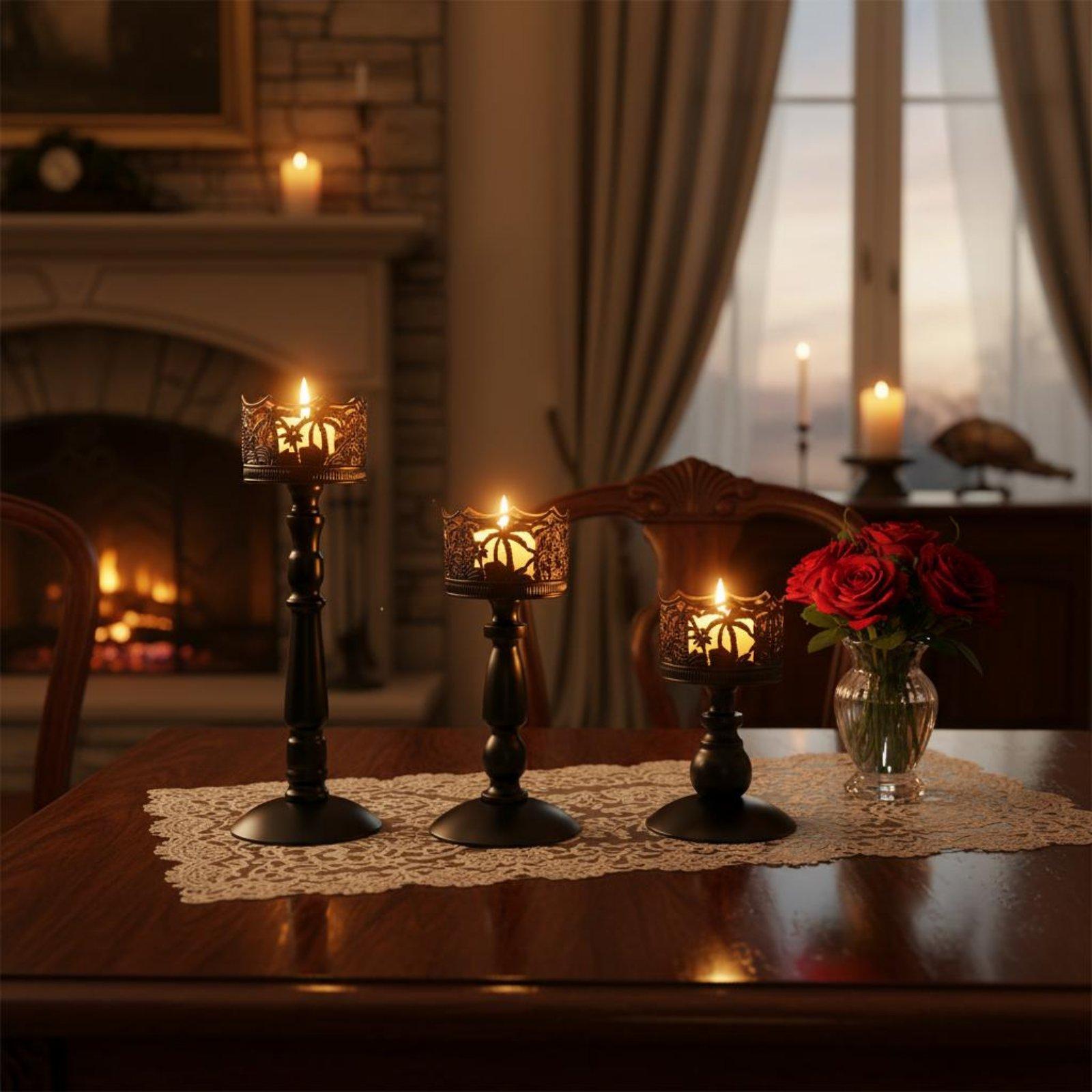 Żelazny Świecznik Elegancki Me – Candle Holder Set recenzja i cena
