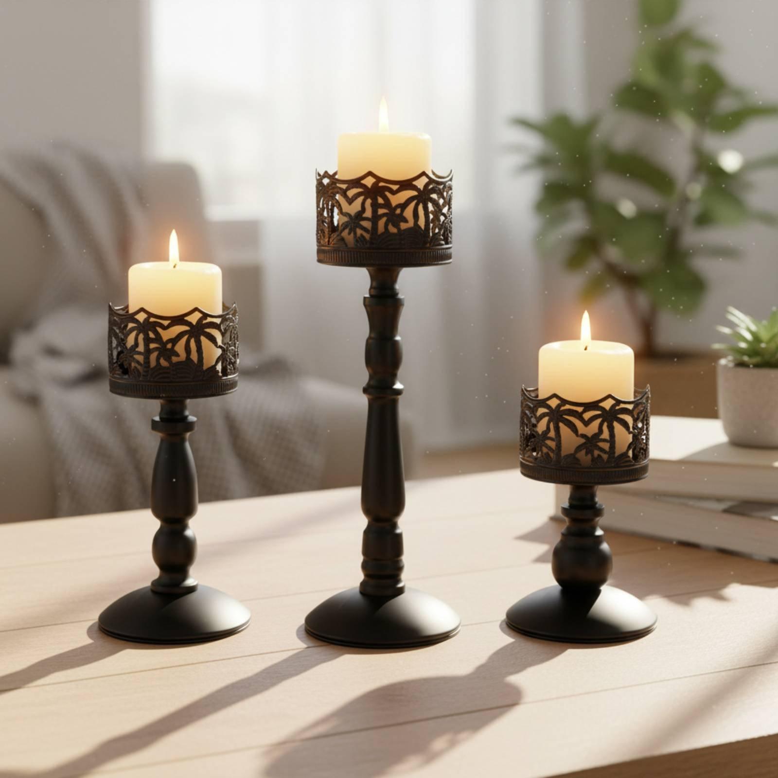 Żelazny Świecznik Elegancki Me – Candle Holder Set recenzja i cena
