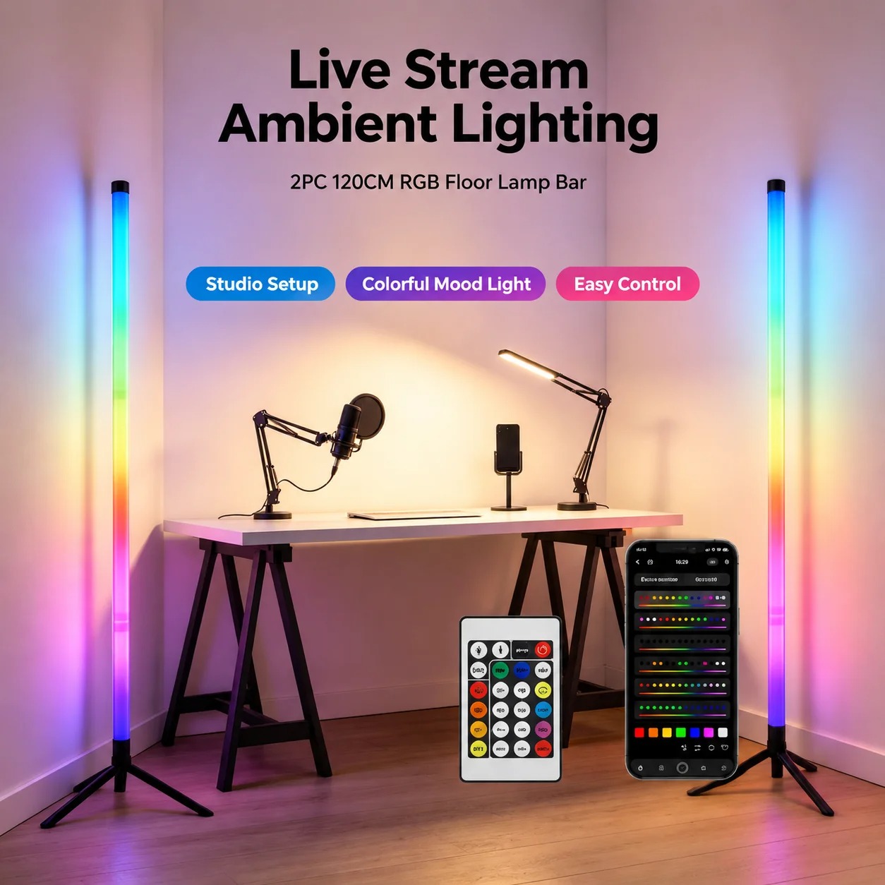 2 sztuki narożnych lamp podłog – Decor Lighting Floor Lamps recenzja i cena