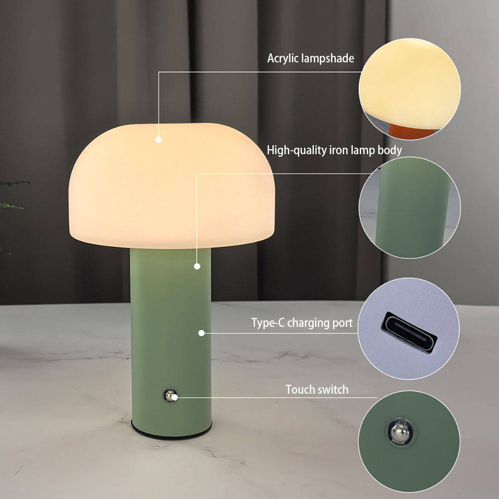 Nowa lampa grzybkowa LED lampa – Mushroom Table Lamp recenzja i cena