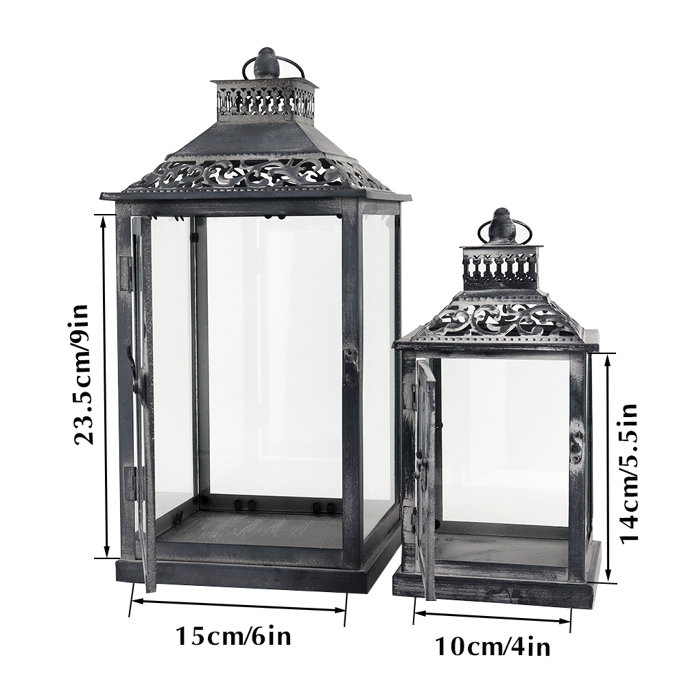 Zestaw dwóch antycznych szaryc – Candle Holder Set recenzja i cena