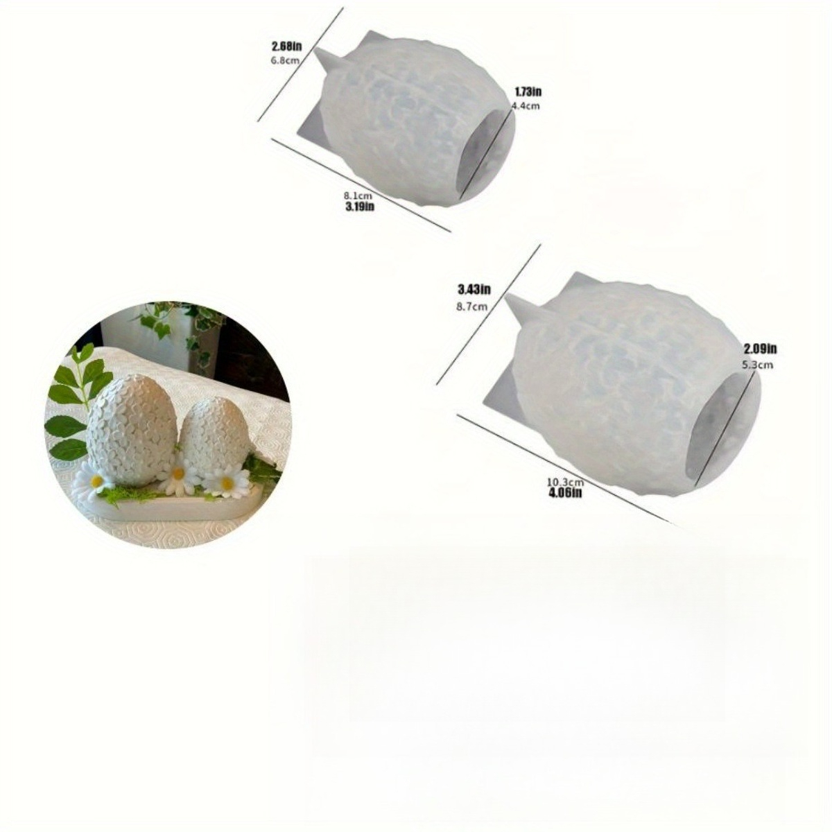 Zestaw 2 form silikonowych do  – Candle Holder Set recenzja i cena