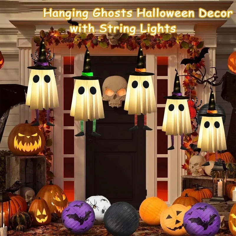 Wiszące dekoracje na Halloween – Lighting Tree Decor recenzja i cena