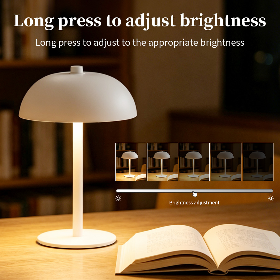 Bezprzewodowa lampka biurkowa  – Mushroom Table Lamp recenzja i cena
