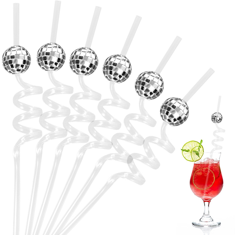 6 szt. Słomek do napojów w ksz – Disco Ball Mirror recenzja i cena