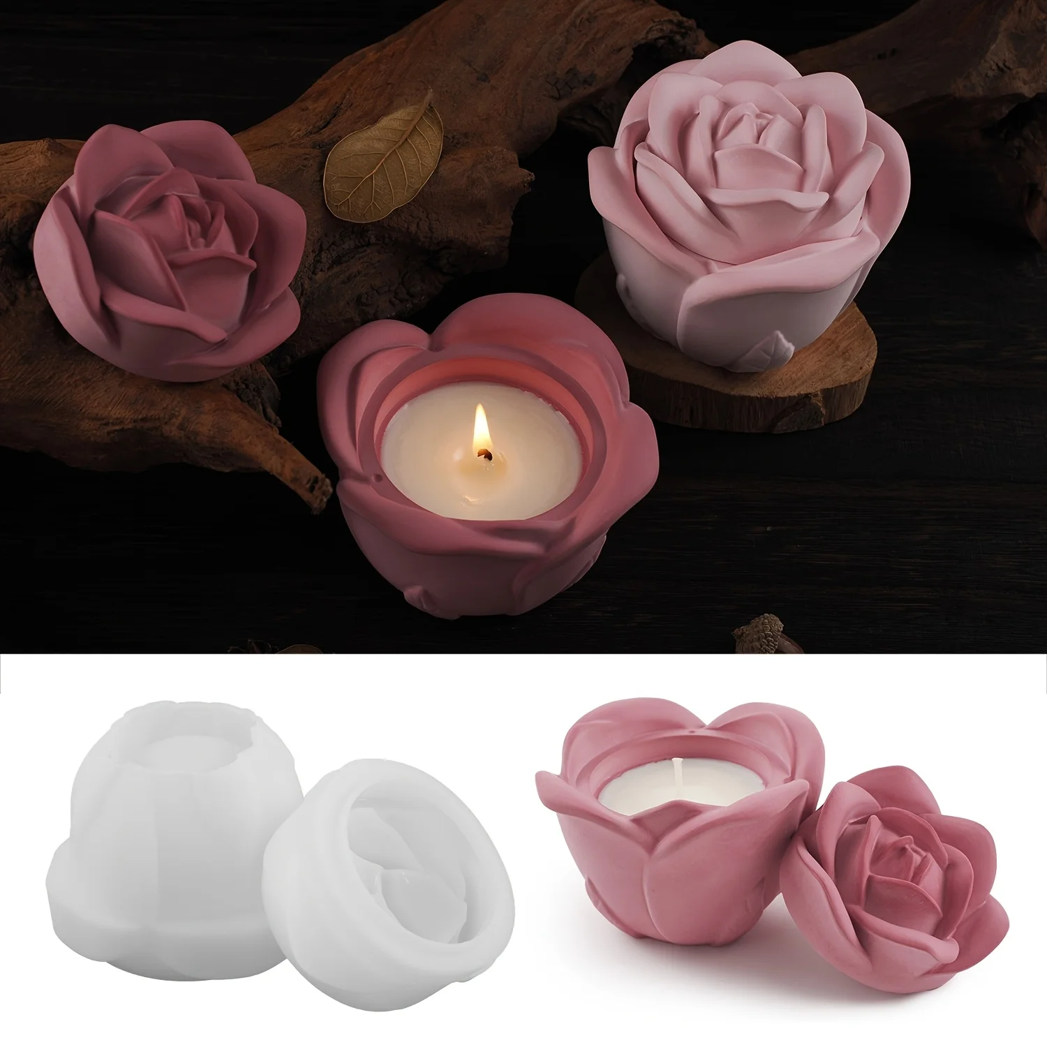 2-częściowy zestaw silikonowyc – Candle Holder Set recenzja i cena
