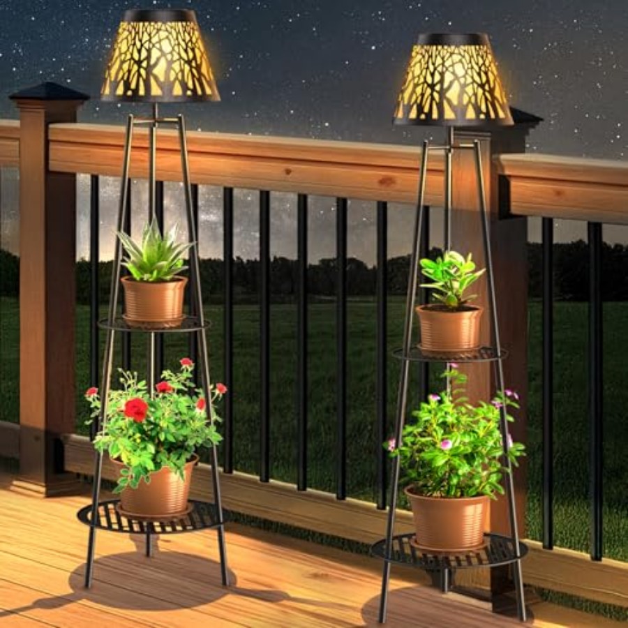 Zestaw 2 zewnętrznych solarnyc – Decor Lighting Floor Lamps recenzja i cena