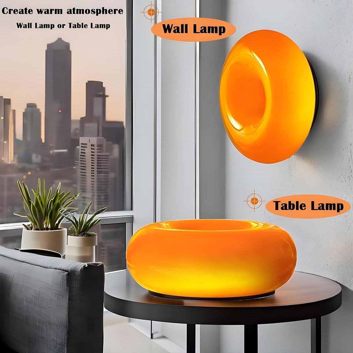 Nordycka lampa donutowa Bauhau – Mushroom Table Lamp recenzja i cena