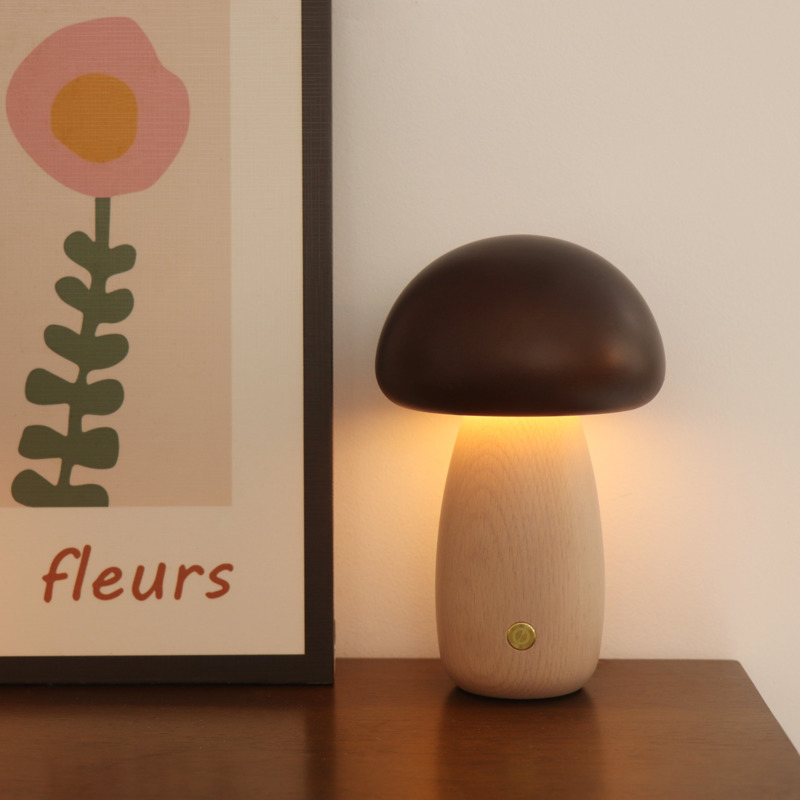 Lampka nocna LED w kształcie g – Mushroom Table Lamp recenzja i cena