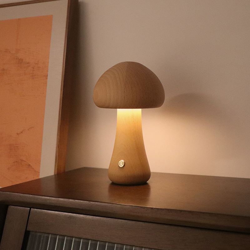 Lampka nocna LED w kształcie g – Mushroom Table Lamp recenzja i cena