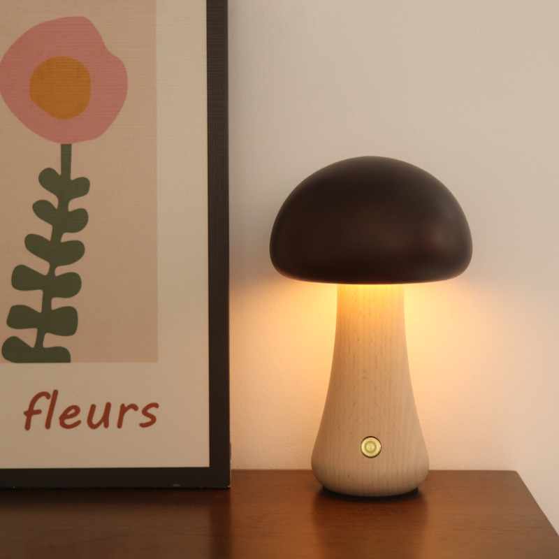 Lampka nocna LED w kształcie g – Mushroom Table Lamp recenzja i cena