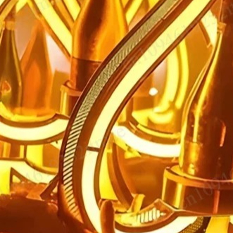 Stojak na butelki wina z żelaz – Up Lighting Decor recenzja i cena
