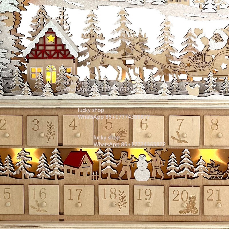 Świąteczny Drewniany Las Sanki – Lighting Decor Woodbridge recenzja i cena