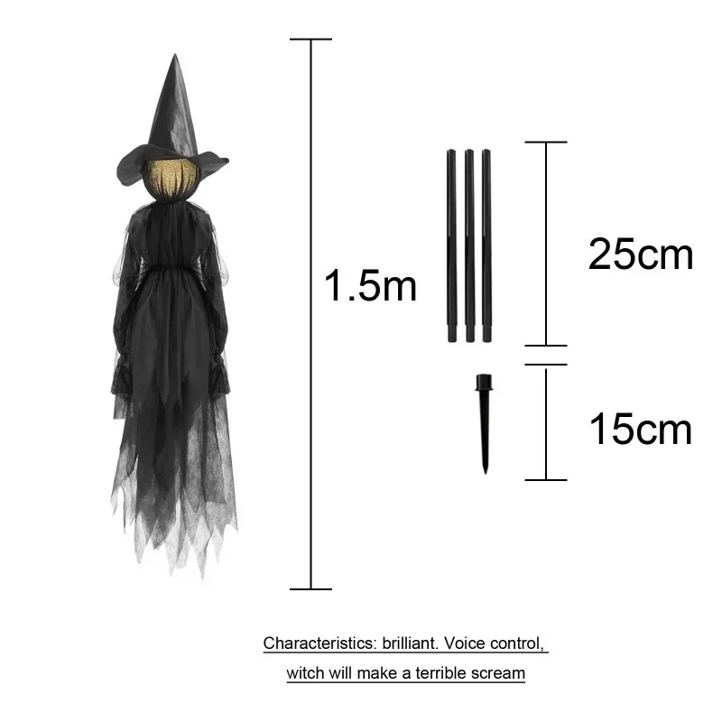 Dekoracja Halloween: Wiedźma t – Up Lighting Decor recenzja i cena