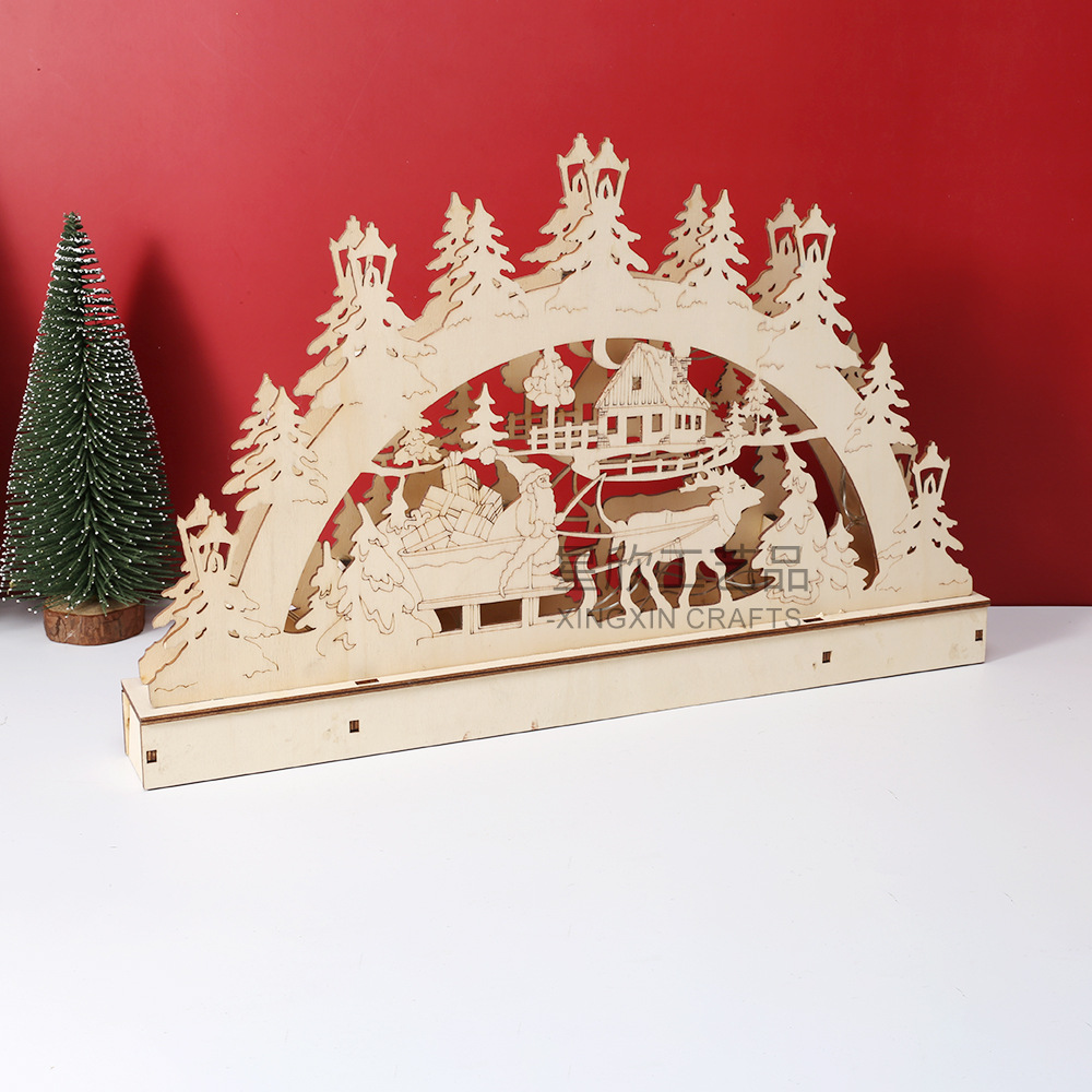 Drewniane ozdoby LED w kształc – Lighting Decor Woodbridge recenzja i cena