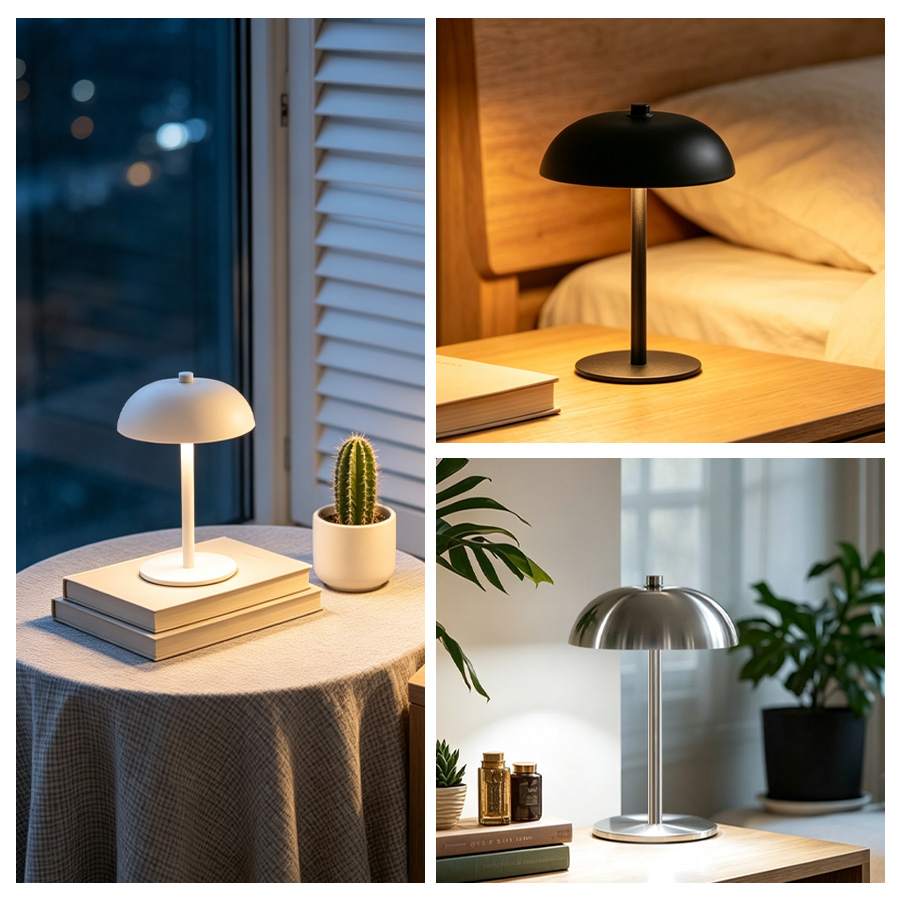 Lampa stołowa LED w kształcie  – Mushroom Table Lamp recenzja i cena