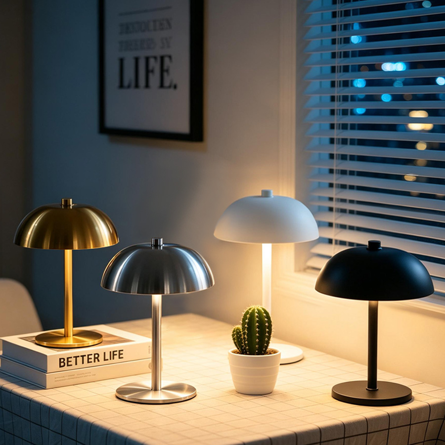 Lampa stołowa LED w kształcie  – Mushroom Table Lamp recenzja i cena