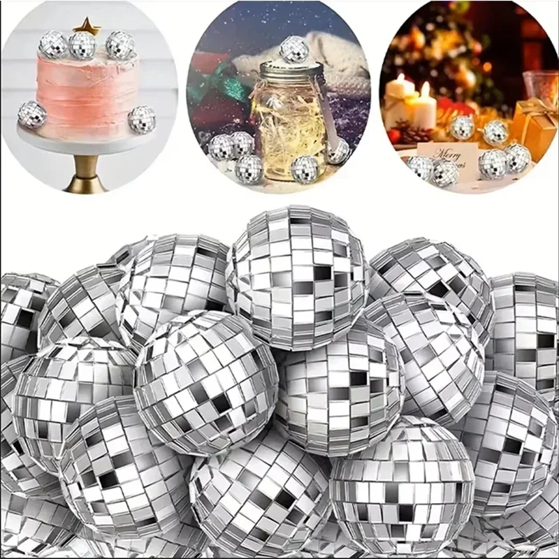 12/24 szt. Dekoracyjne, odblas – Disco Ball Mirror recenzja i cena