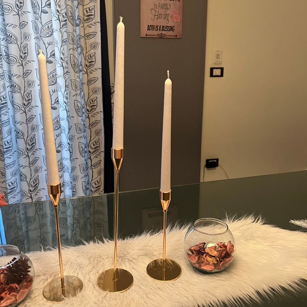 Prosta Stożkowa Kolumna Akrylo – Candle Holder Set recenzja i cena